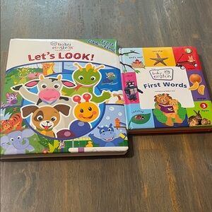 BABY EINSTEIN SET OF 2 BOARD BOOKS BABY BOOKS CHILDREN’S KIDS BOOKS NEW #43